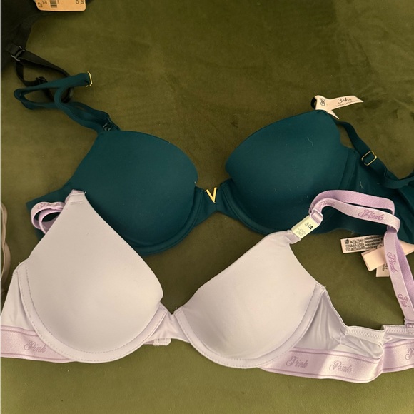 Lot of 5 Pink and Victoria’s Secret 34A Lightly Lined Bras NWT - Picture 3 of 3